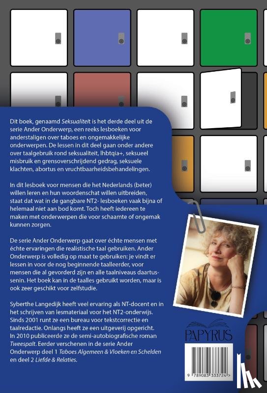 Langedijk, Syberthe - 3 Seksualiteit