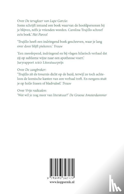 Trujillo, Carolina - De instructies