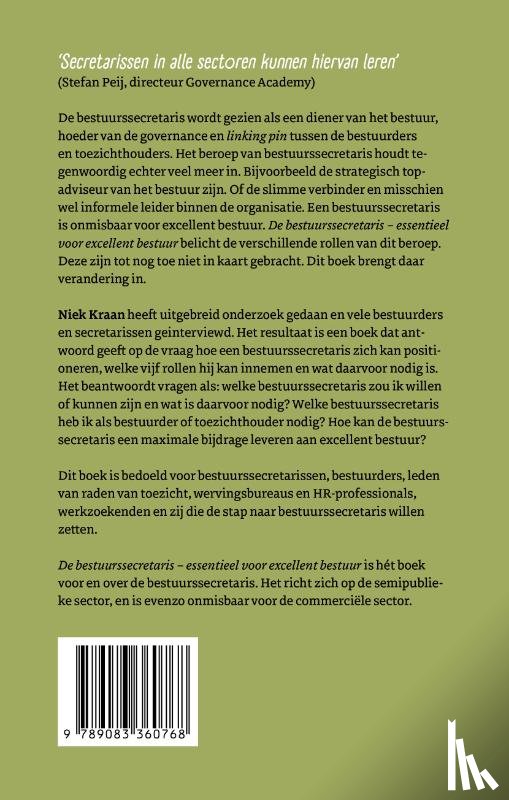 Kraan, Niek - De Bestuurssecretaris