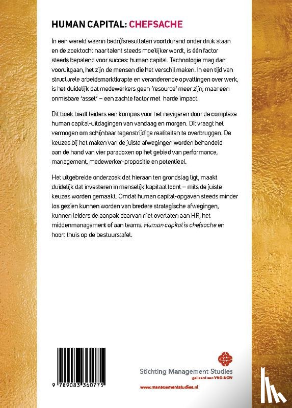 Baane, Ruurd, Ulrich, Ronald, Valk, Amber, Peters, Freek, Anthonio, Gabriel - Human Capital: Chefsache