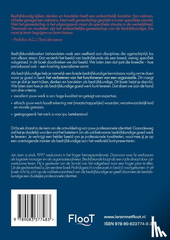 Leen, Jan - Bedrijfskundig
