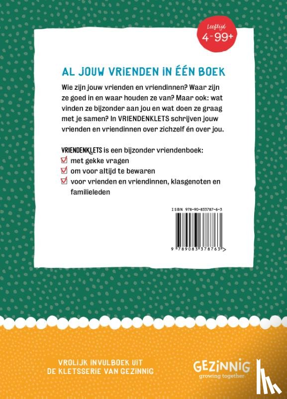 Janssen, Michal - Vriendenklets