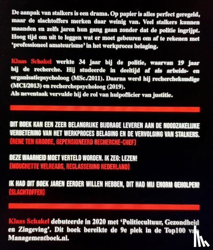 Schakel, Klaas - Stop stalkers snel !!!