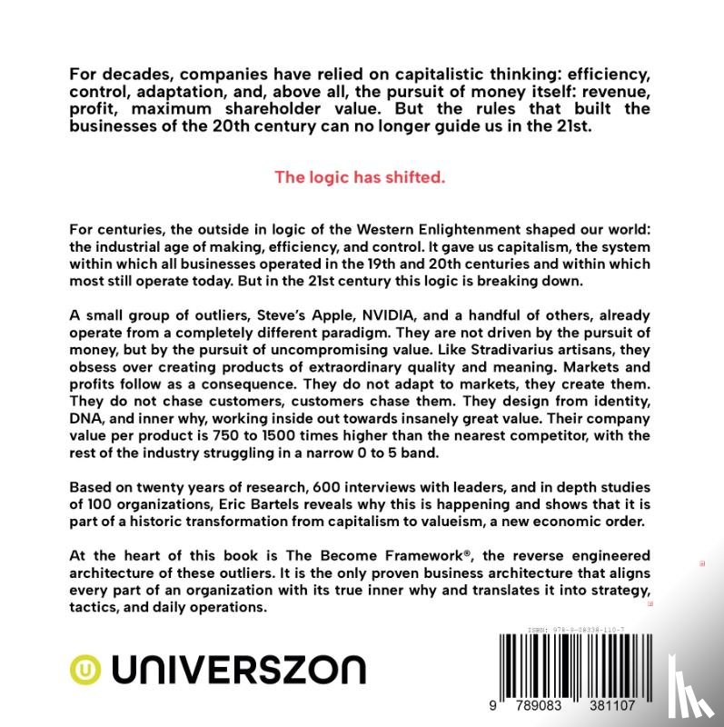 Bartels, Eric - The End Of Capitalism And The Rise Of Valueism