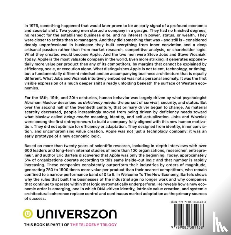 Bartels, Eric - Welcome To The New Economy