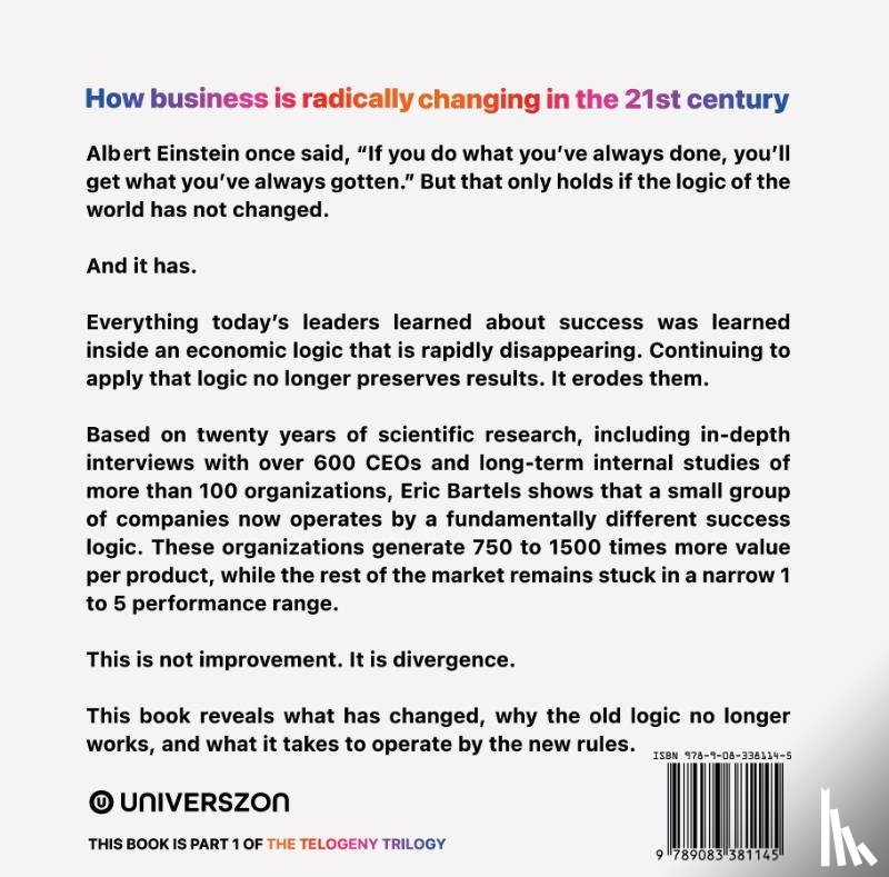 Bartels, Eric - Welcome to the new economy