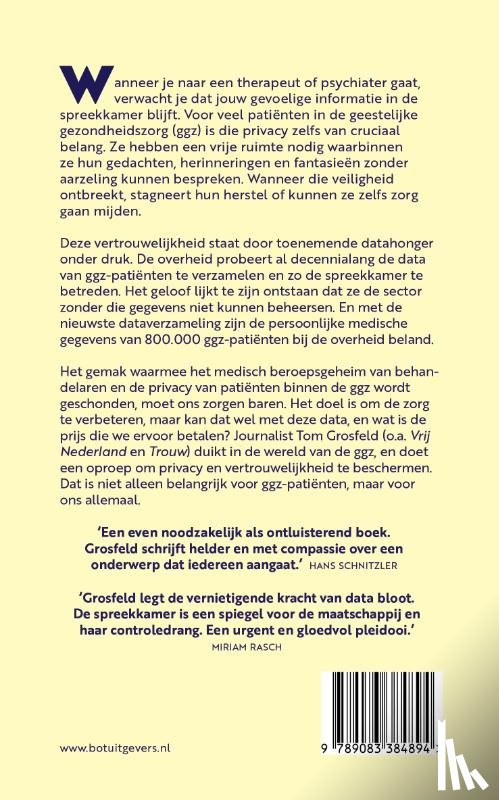 Grosfeld, Tom - De spreekkamer is lek
