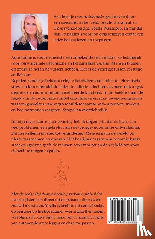 Waasdorp, Yoella - Het dunne boekje psychotherapie: autonomie