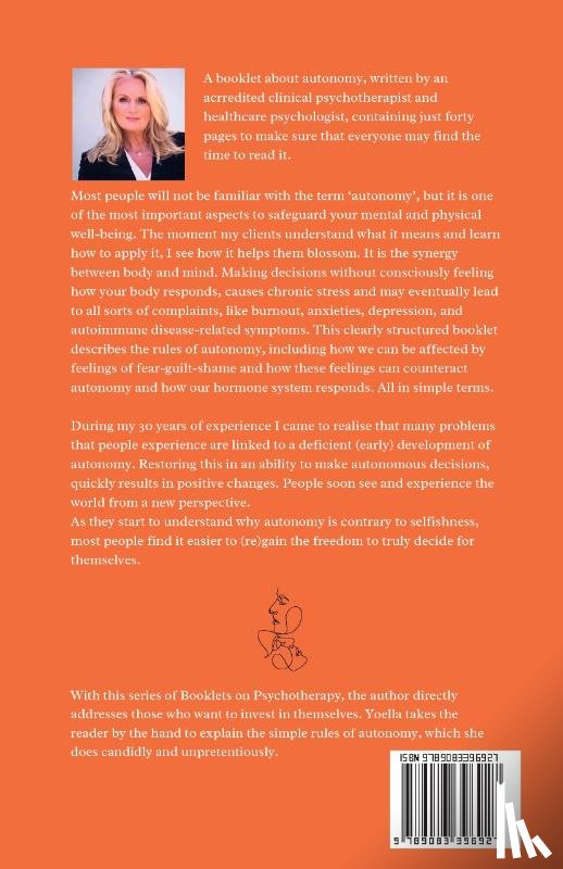 Waasdorp, Yoella - The Booklet on Psychotherapy: Autonomy