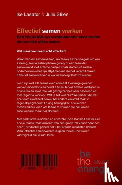 Lasater, Ike, Stiles, Julie - Effectief samenwerken