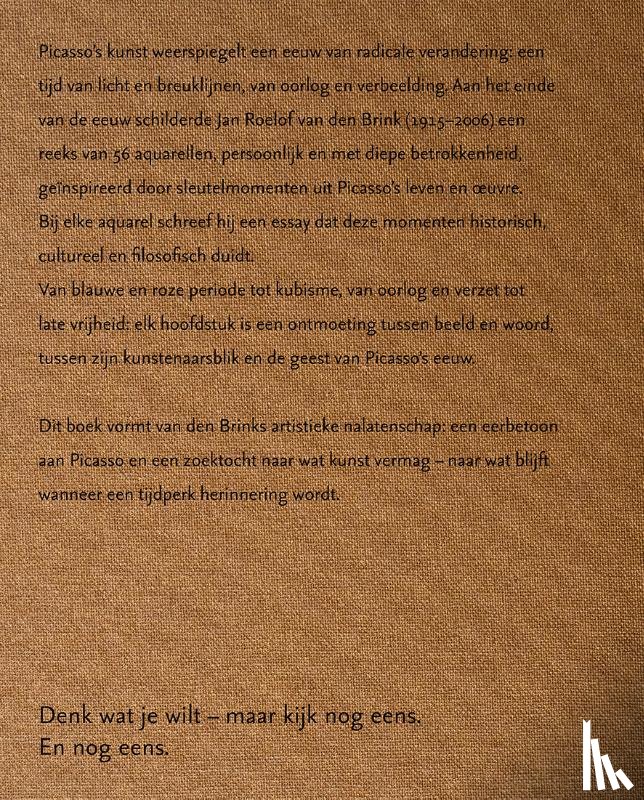 Van den Brink, Jan Roelof - Picasso en zijn eeuw