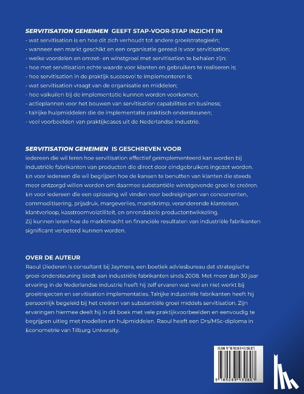 Diederen, Raoul - Servitisation Geheimen