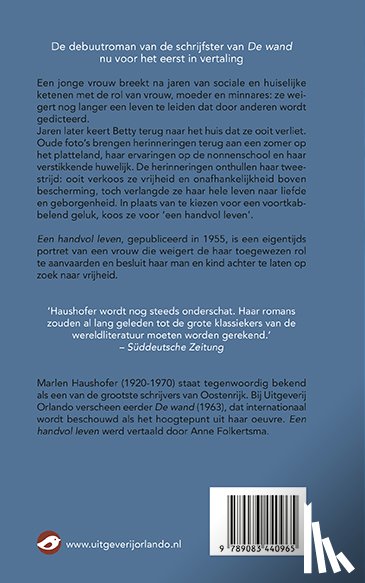 Haushofer, Marlen - Een handvol leven