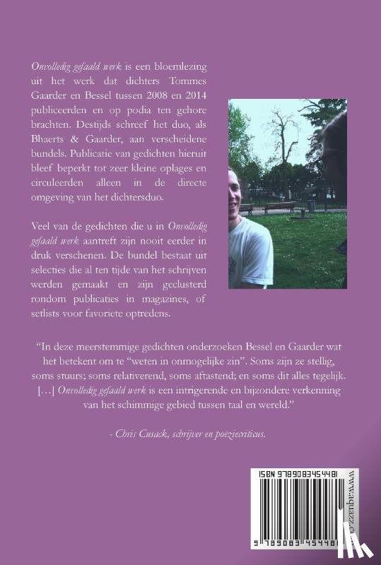 Gaarder, Tommes, Bessel - Onvolledig gefaald werk