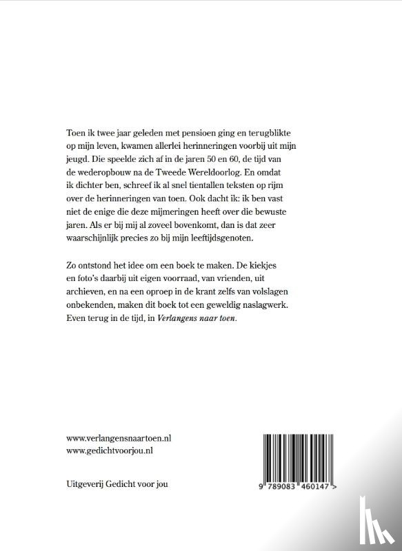 Pol, Henk van der - Verlangens naar toen