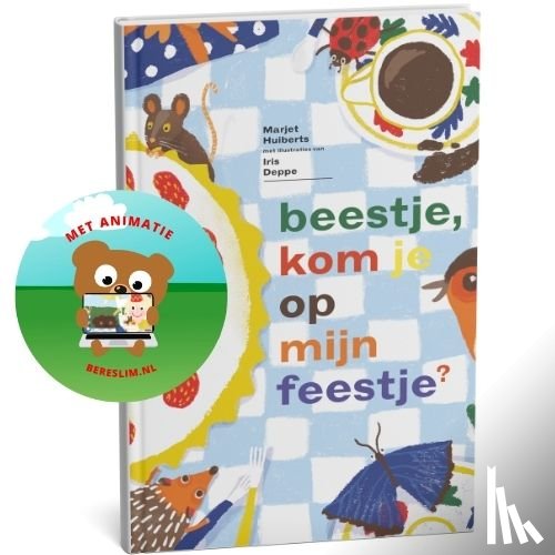 Huiberts, Marjet - Combi boek Beestje, kom je op mijn feestje + animatie