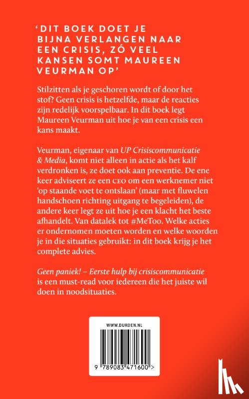 Veurman, Maureen - Geen paniek!