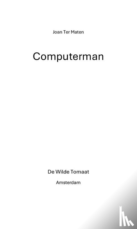 Ter Maten, Joan - Computerman