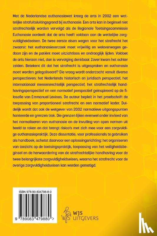 Bolte-Knol, Saskia - Strafbaarstelling van euthanasie