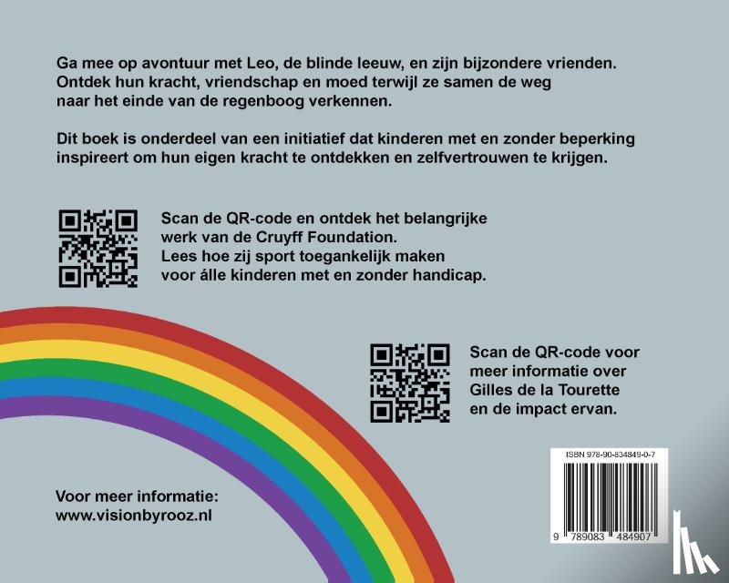 Roozendaal, Timo, Vision by Rooz - Leo, de blinde leeuw en de zoektocht naar het einde van de regenboog!
