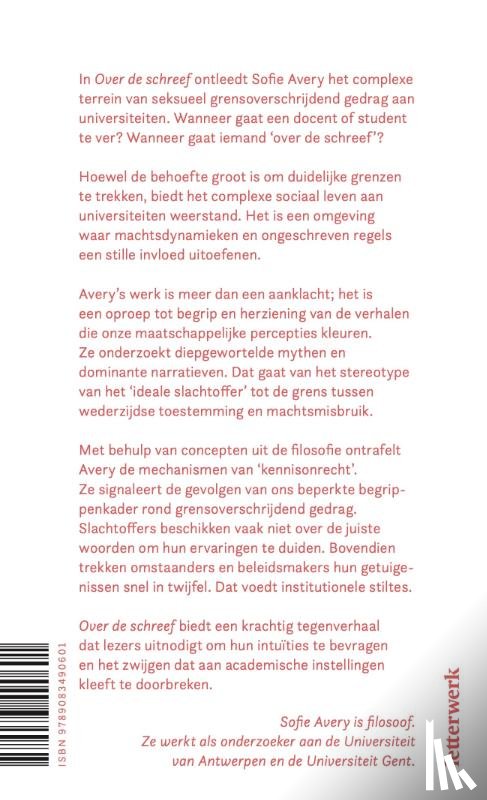 Avery, Sofie - Over de schreef