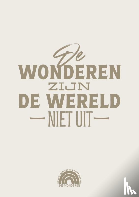 Dronkelaar, Daniel - De wonderen zijn de wereld niet uit