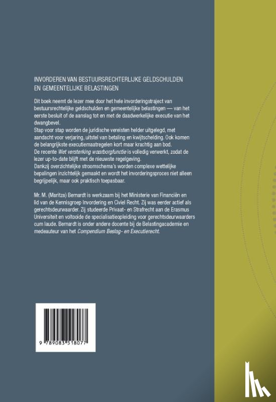 Bernardt, Maritza - Invorderen van bestuursrechtelijke geldschulden en gemeentelijke belastingen
