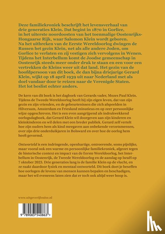 Noord, Eddy van der - Ontworteld