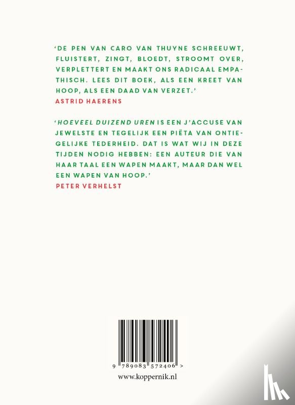 Thuyne, Caro Van - Hoeveel duizend uren