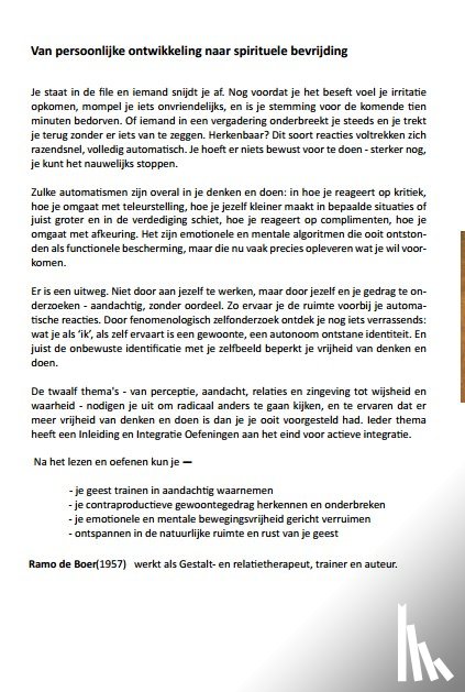 De Boer, Ramo - De Waarheid is Absoluut Relatief