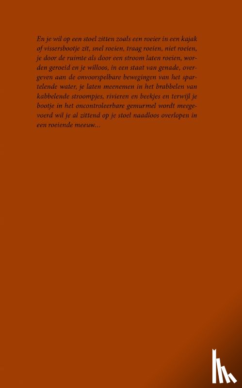 Broeck, Bob Vanden - Je zit op een stoel