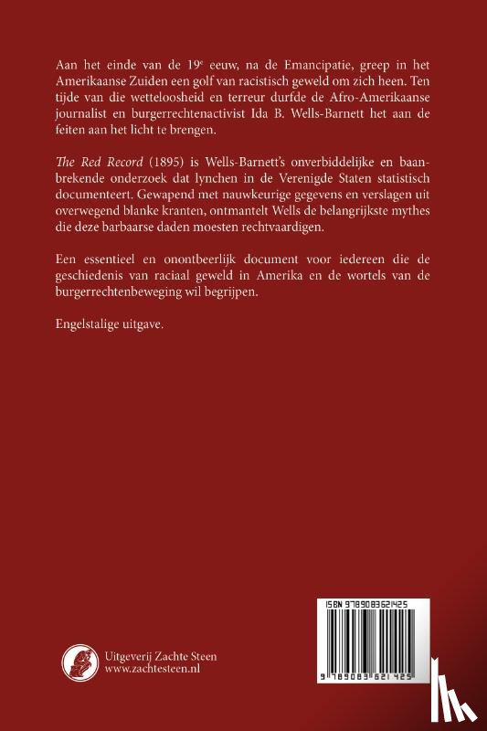 Wells-Barnett, Ida B. - The Red Record