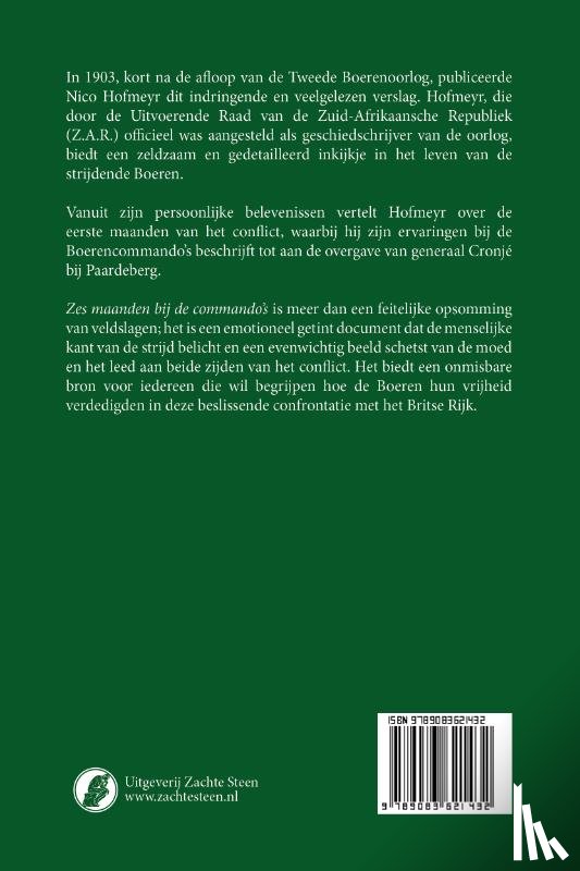 Hofmeyr, Nico - Zes Maanden bij de Commando's