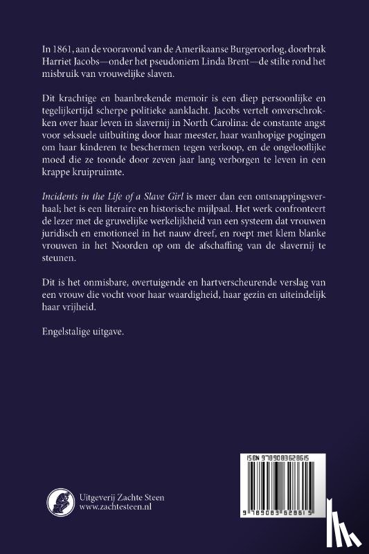 Jacobs, Harriet - Incidents in the Life of a Slave Girl, Written by Herself