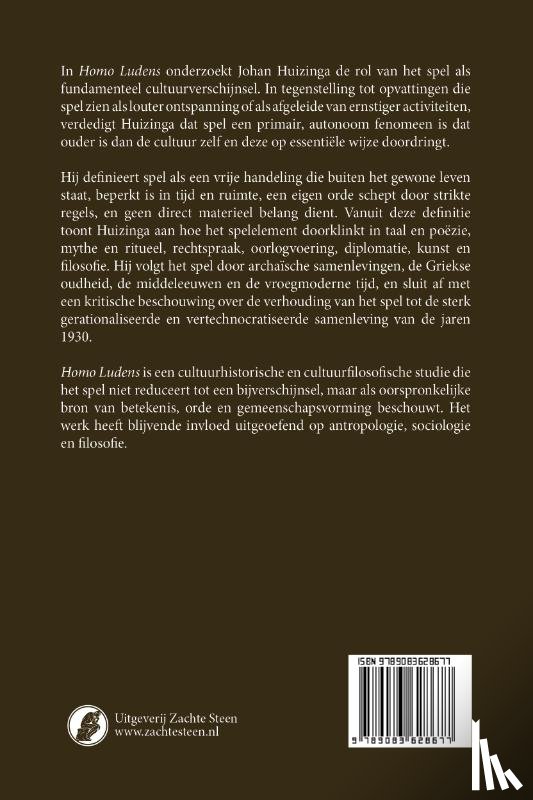 Huizinga, Johan - Homo Ludens