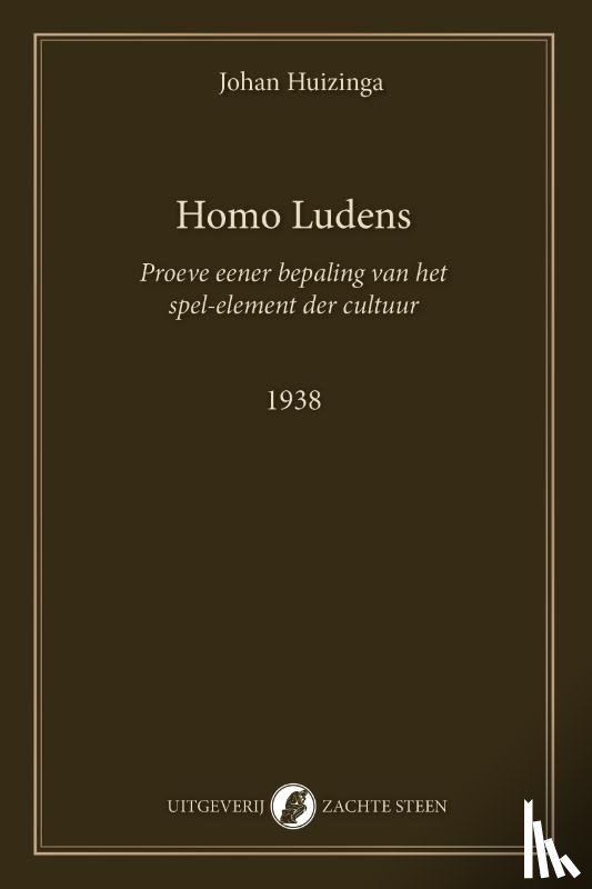 Huizinga, Johan - Homo Ludens