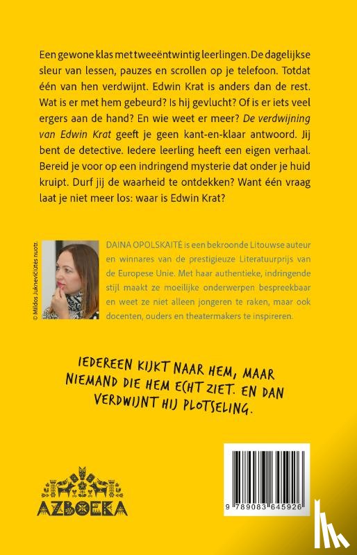 Opolskaité, Daina - De verdwijning van Edwin Krat