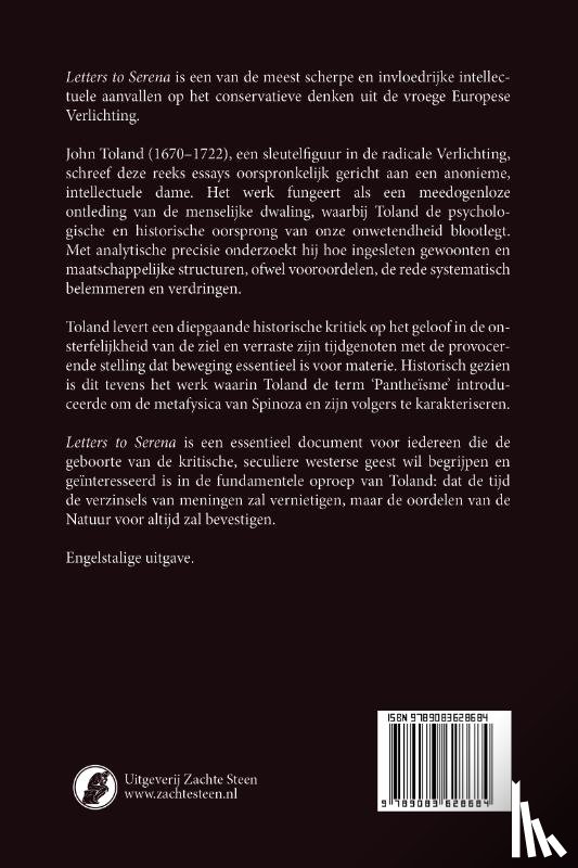 Toland, John - Letters to Serena