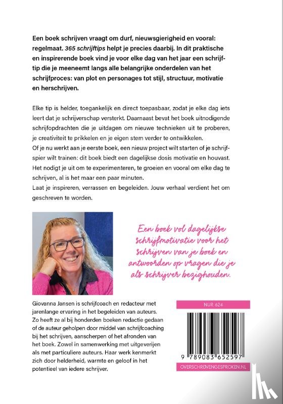 Jansen, Giovanna - 365 schrijftips