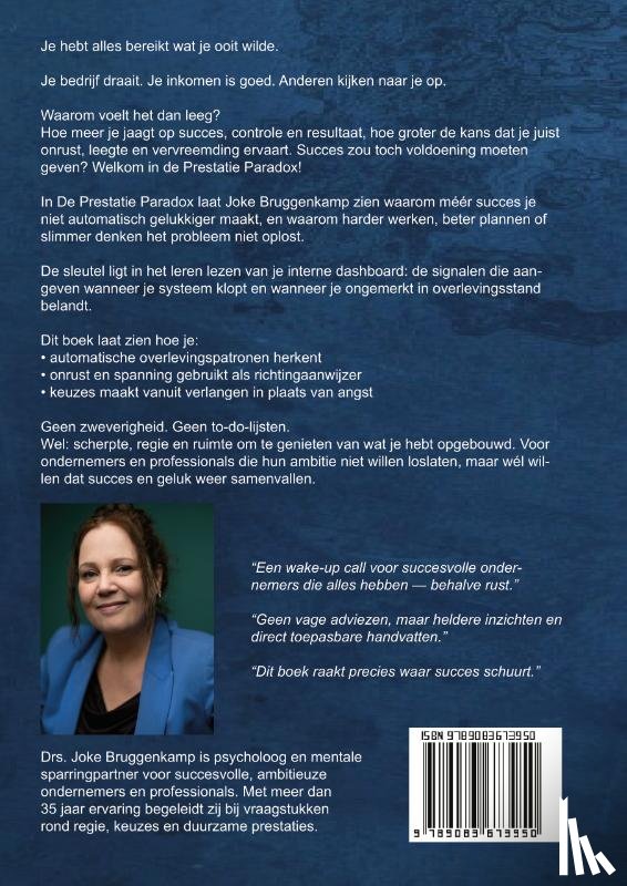 Bruggenkamp, Joke - De Prestatie Paradox