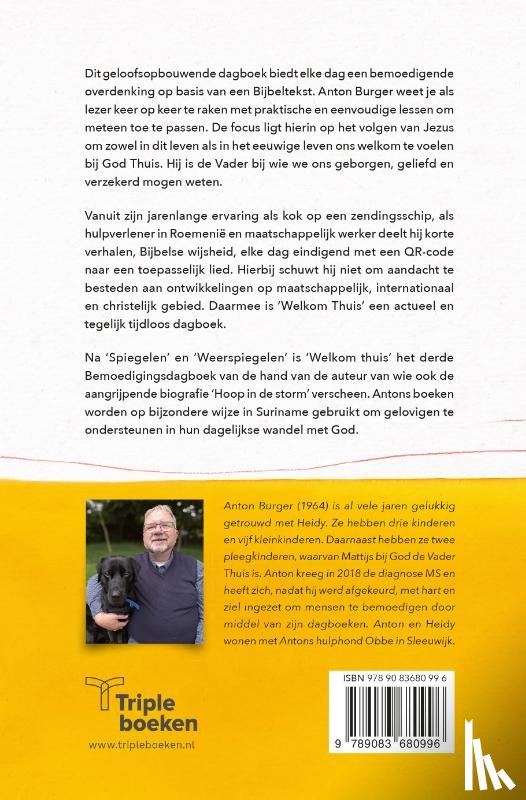 Burger, Anton - Welkom thuis