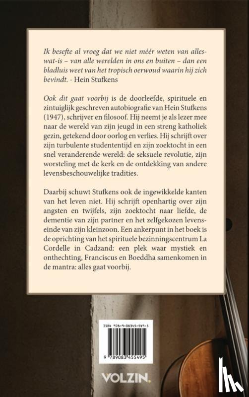 Stufkens, Hein - Ook dit gaat voorbij