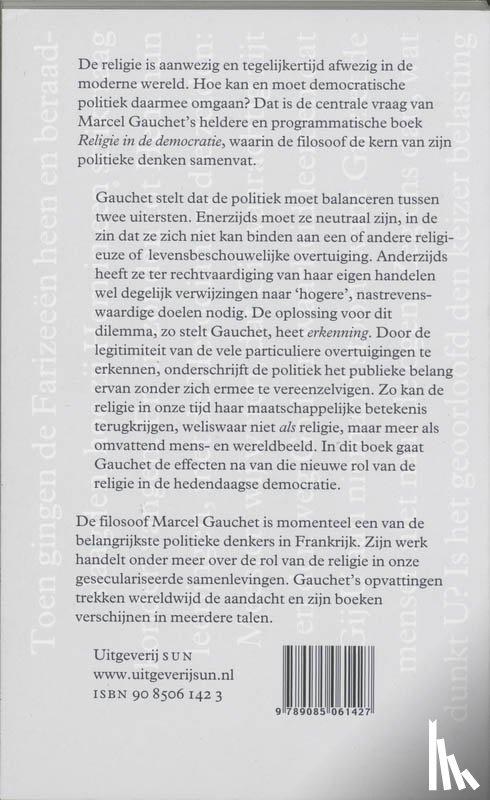 Gauchet, M. - Religie in de democratie