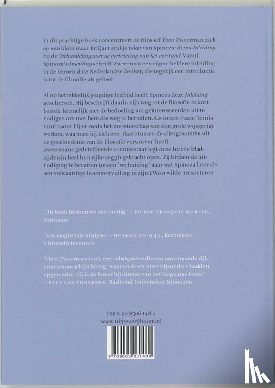 Zweerman, Th. - Spinoza's Inleiding tot filosofie