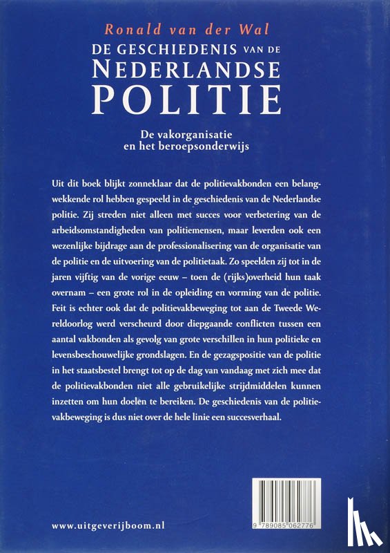 Wal, R. van der - De vakorganisatie en het beroepsonderwijs