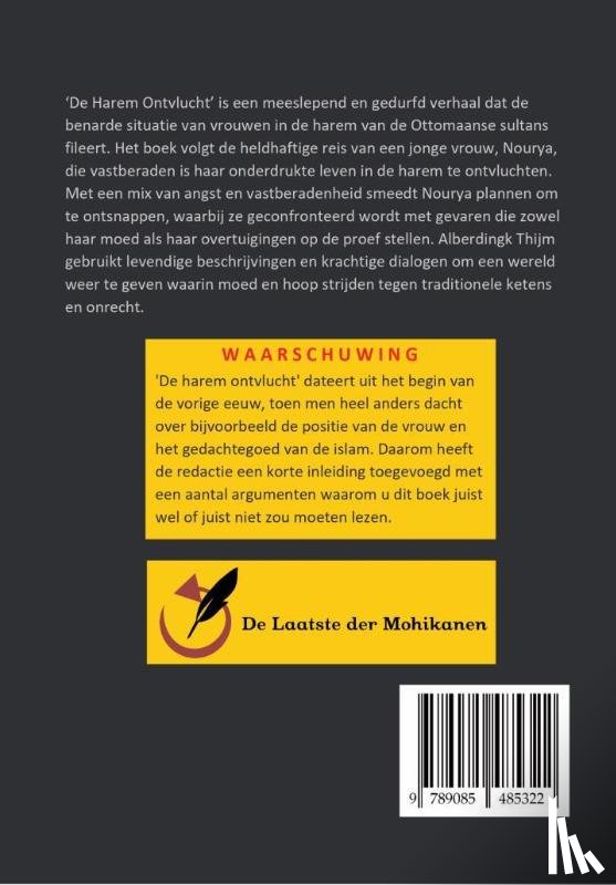 Alberdingk Thijm, Catherina - De harem ontvlucht