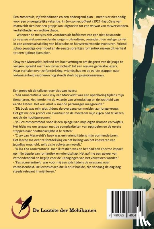 Marxveldt, Cissy van - Een zomerzotheid