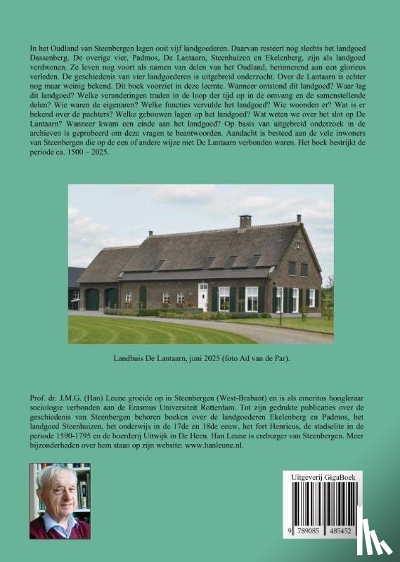 Leune, Han - Het landgoed De Lantaarn in Steenbergen