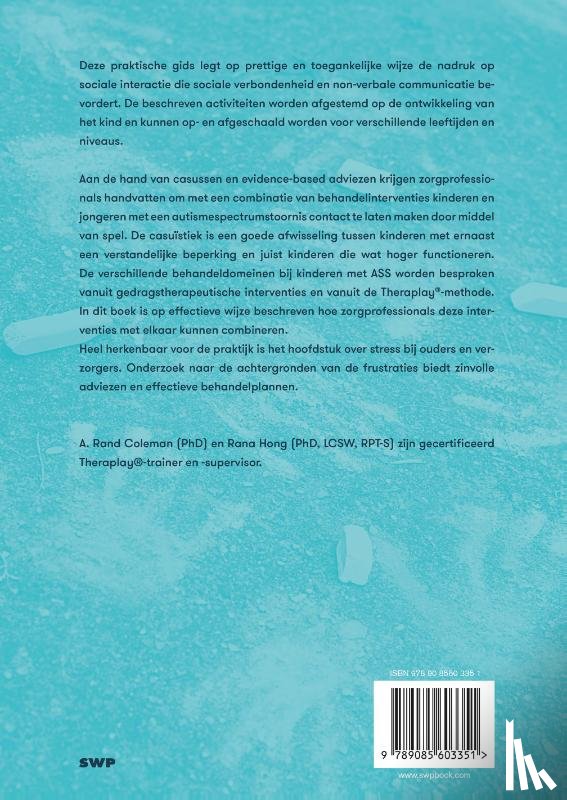 Hong, Rana, Coleman, A. Rand - Integratieve Theraplay® behandeling voor kinderen met autisme