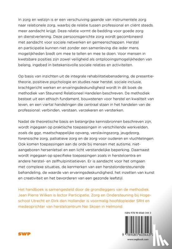 Wilken, Jean Pierre, Hollander, Dirk den - Handboek steunend relationeel handelen